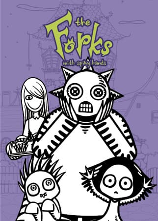 The Forks with Spiky Hands